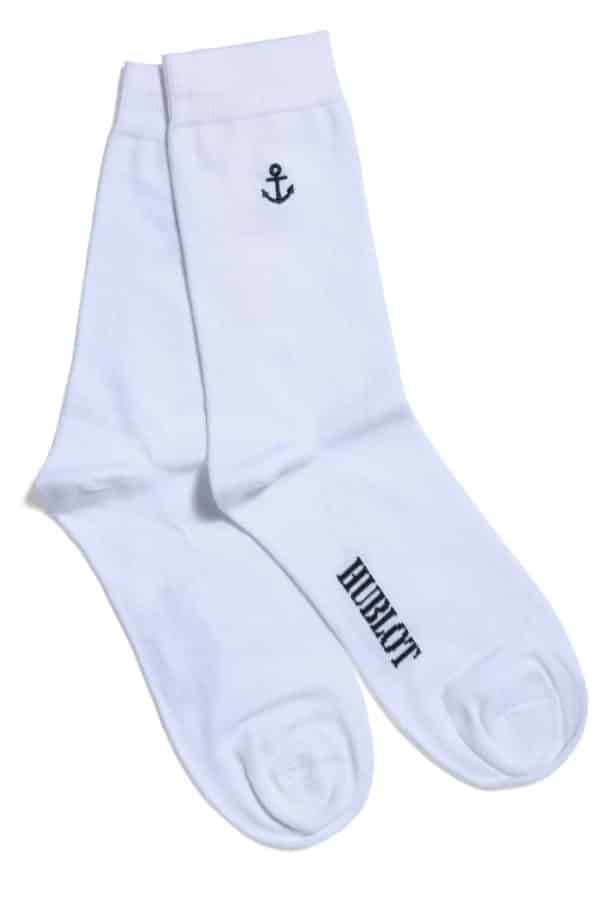Ancre brodée : chaussettes Hublot