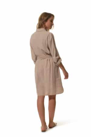 Carolane : robe chemise ceinturée Hublot