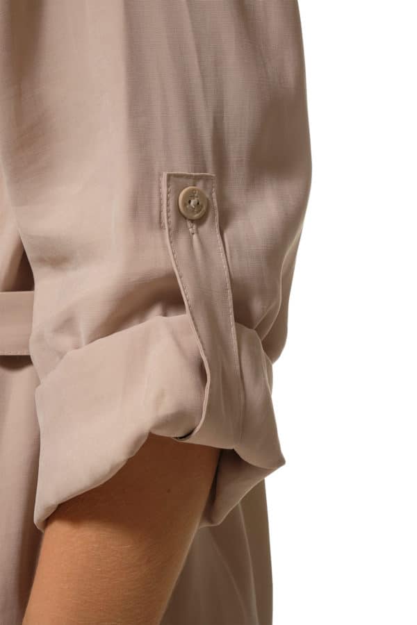 Carolane : robe chemise ceinturée Hublot