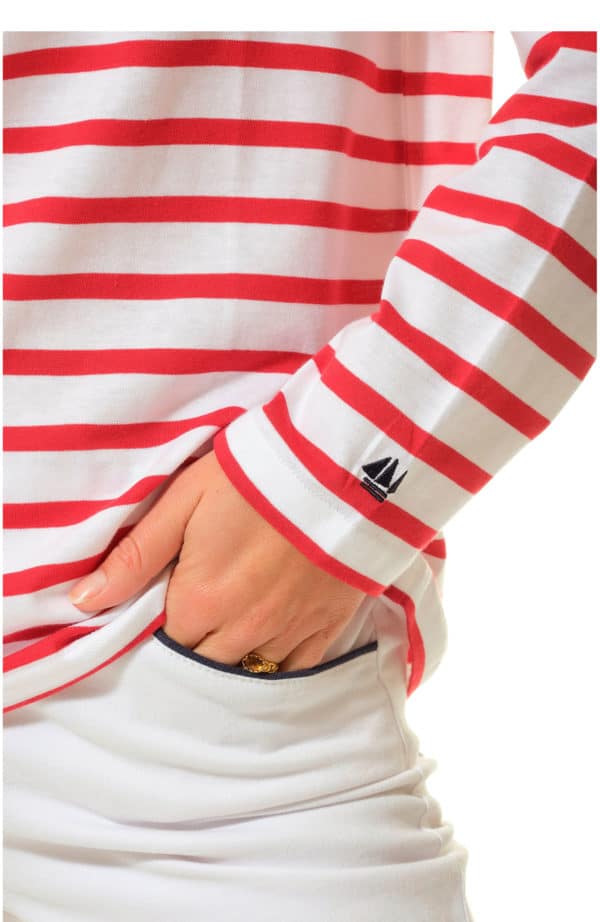Marinière sales rouge homme