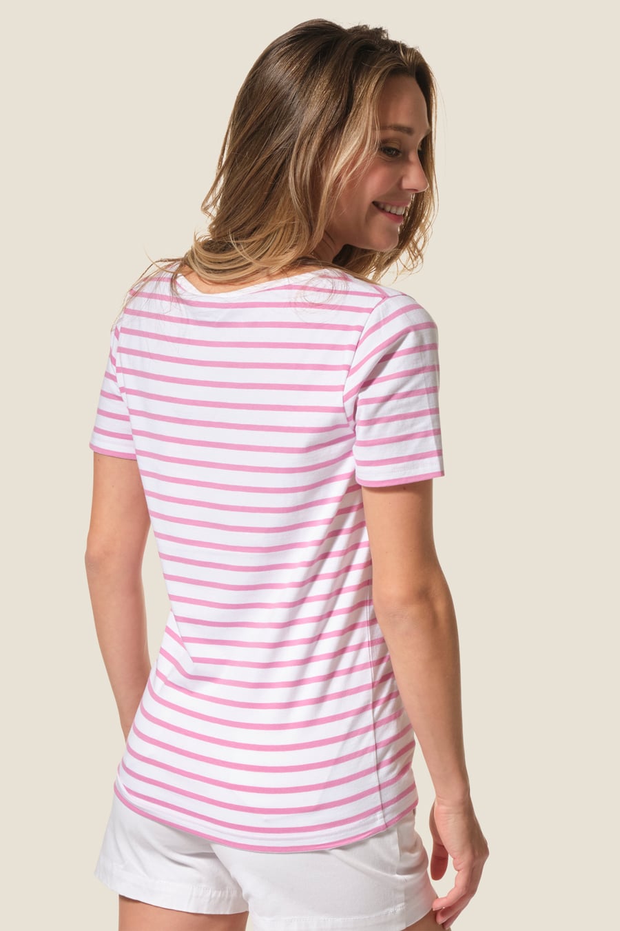 Barcelone : marinière manches courtes Hublot mode marine Barcelone : marinière manches courtes Hublot mode marine