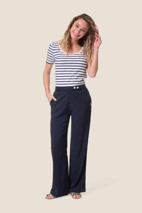 Cadene pantalon fluide Hublot mode marine Effet Mer