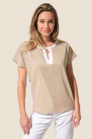 Cascale : blouse manches courtes Hublot mode marine