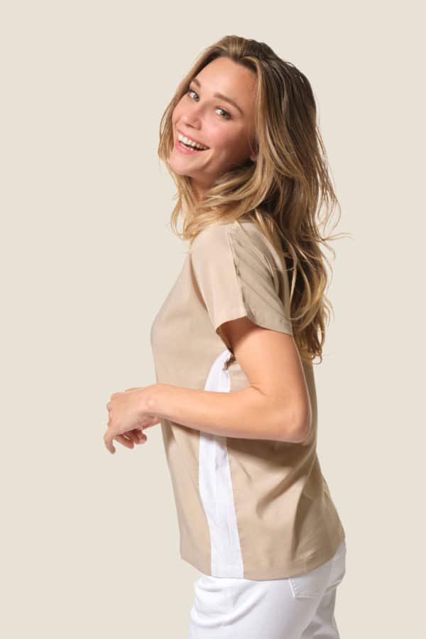 Cascale : blouse manches courtes Hublot mode marine