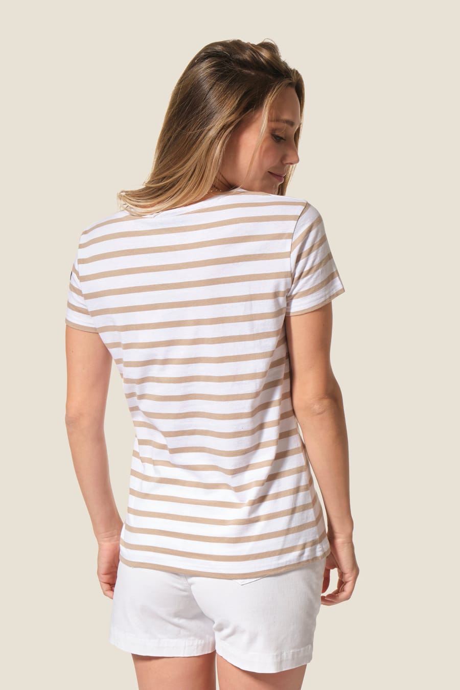 Women's Regatta: Hublot short-sleeved mariniere in navy blue Regate Femme : mariniere manches courtes Hublot mode marine