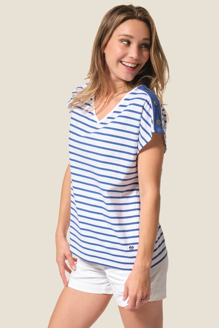 Giflia : marinière manches courtes Hublot mode marine Giflia : marinière manches courtes Hublot mode marine