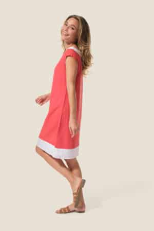 Louna : robe lin  Hublot mode marine