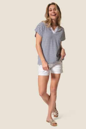 Malwina : tee-shirt éponge Hublot mode marine