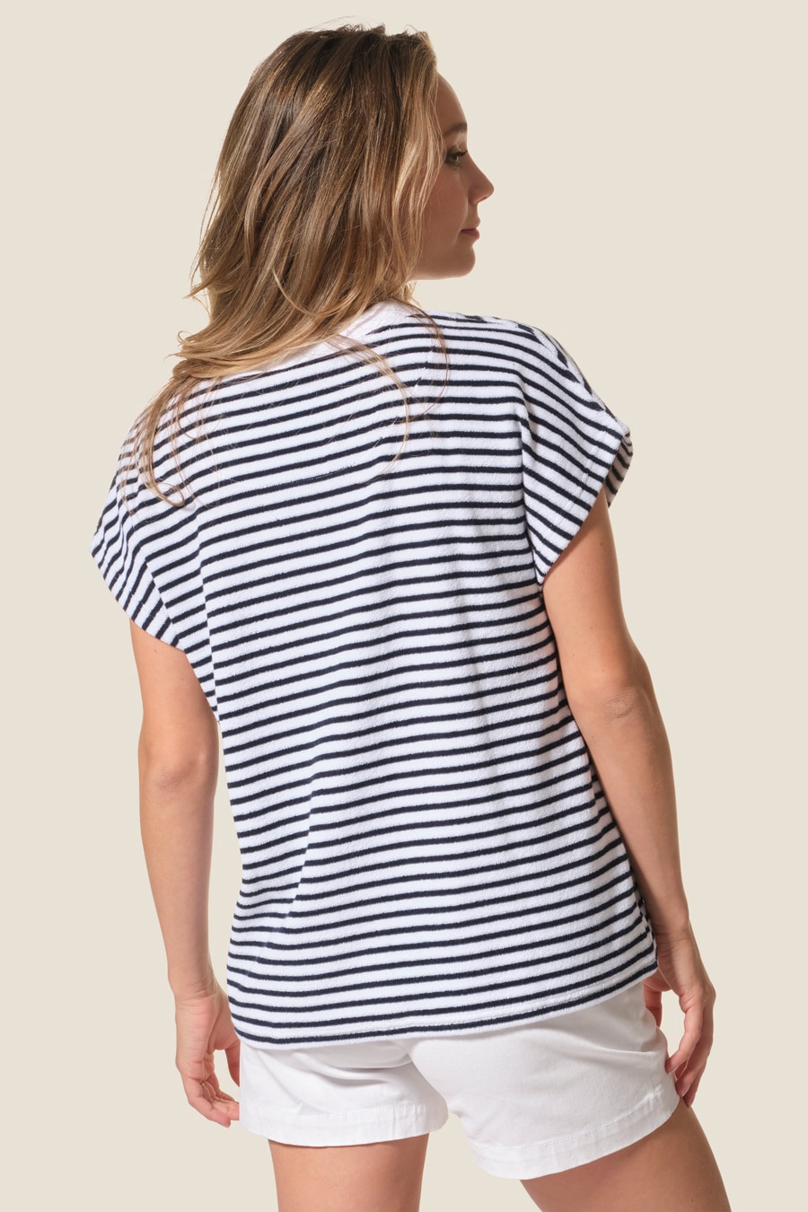 Malwina : tee-shirt éponge Hublot mode marine