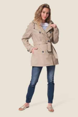 Marilise : trench coat Hublot mode marine