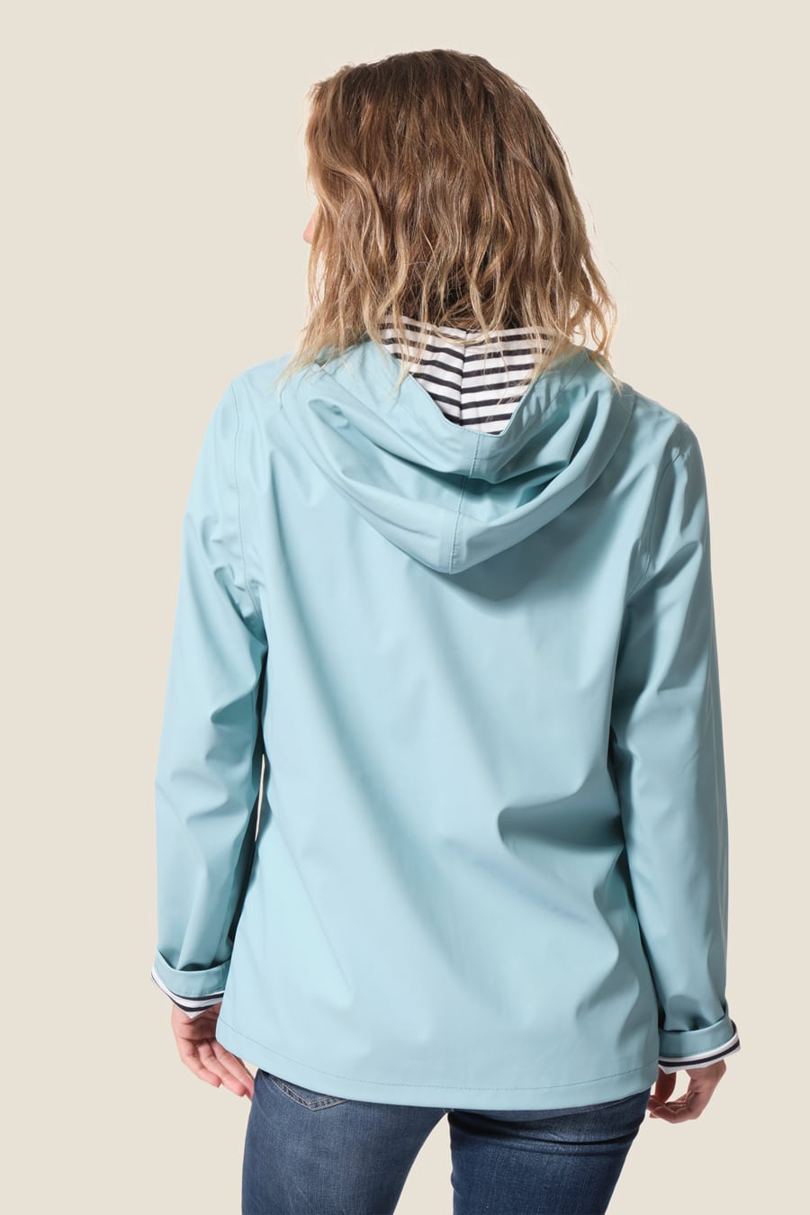 Nephée : Hublot navy waxed suit Nephée : ciré Hublot mode marine