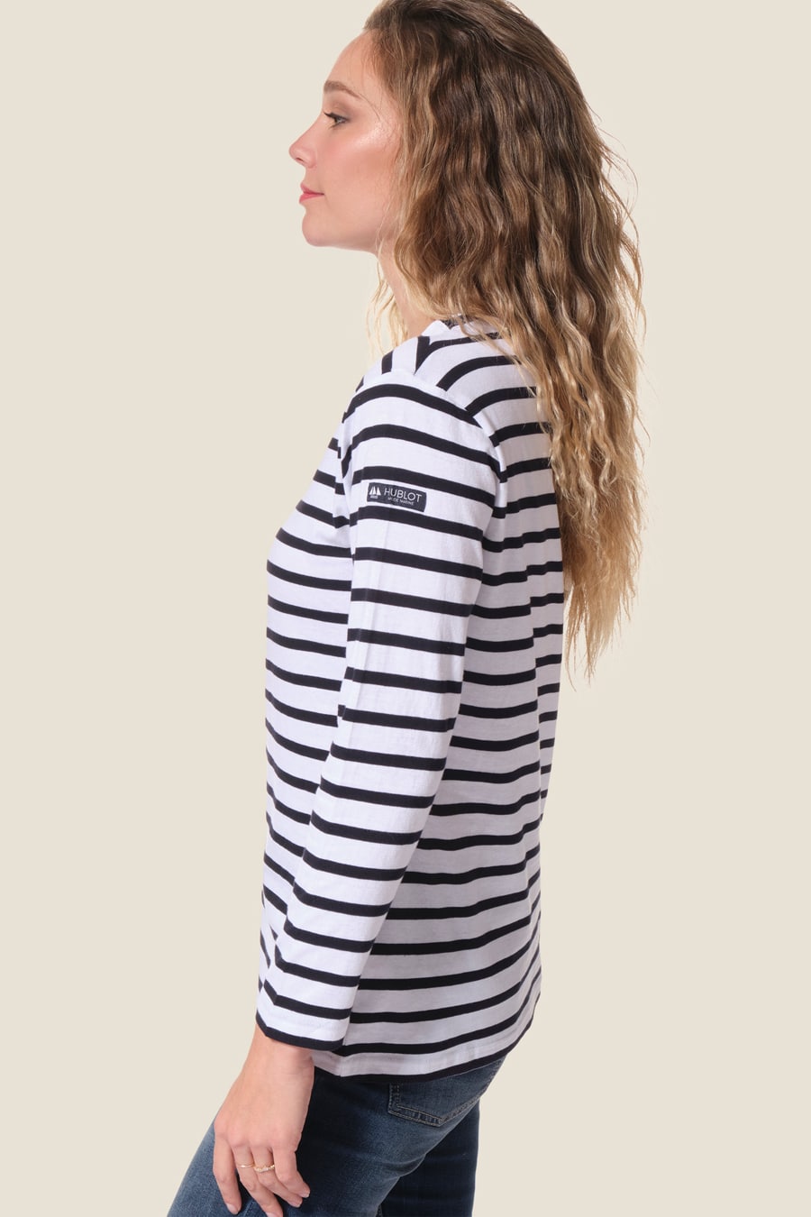 Pecheur Femme : mariniere manches longues Hublot mode marine Pecheur Femme : mariniere manches longues Hublot mode marine