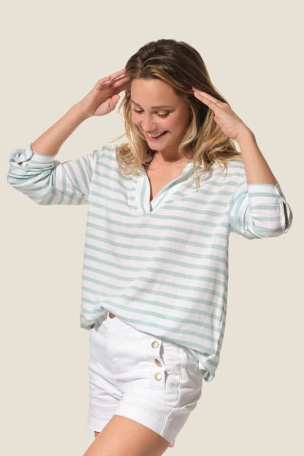 Valaha : blouse Hublot mode marine
