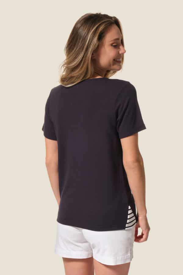 Xappi : tee-shirt manches courtes Hublot mode marine