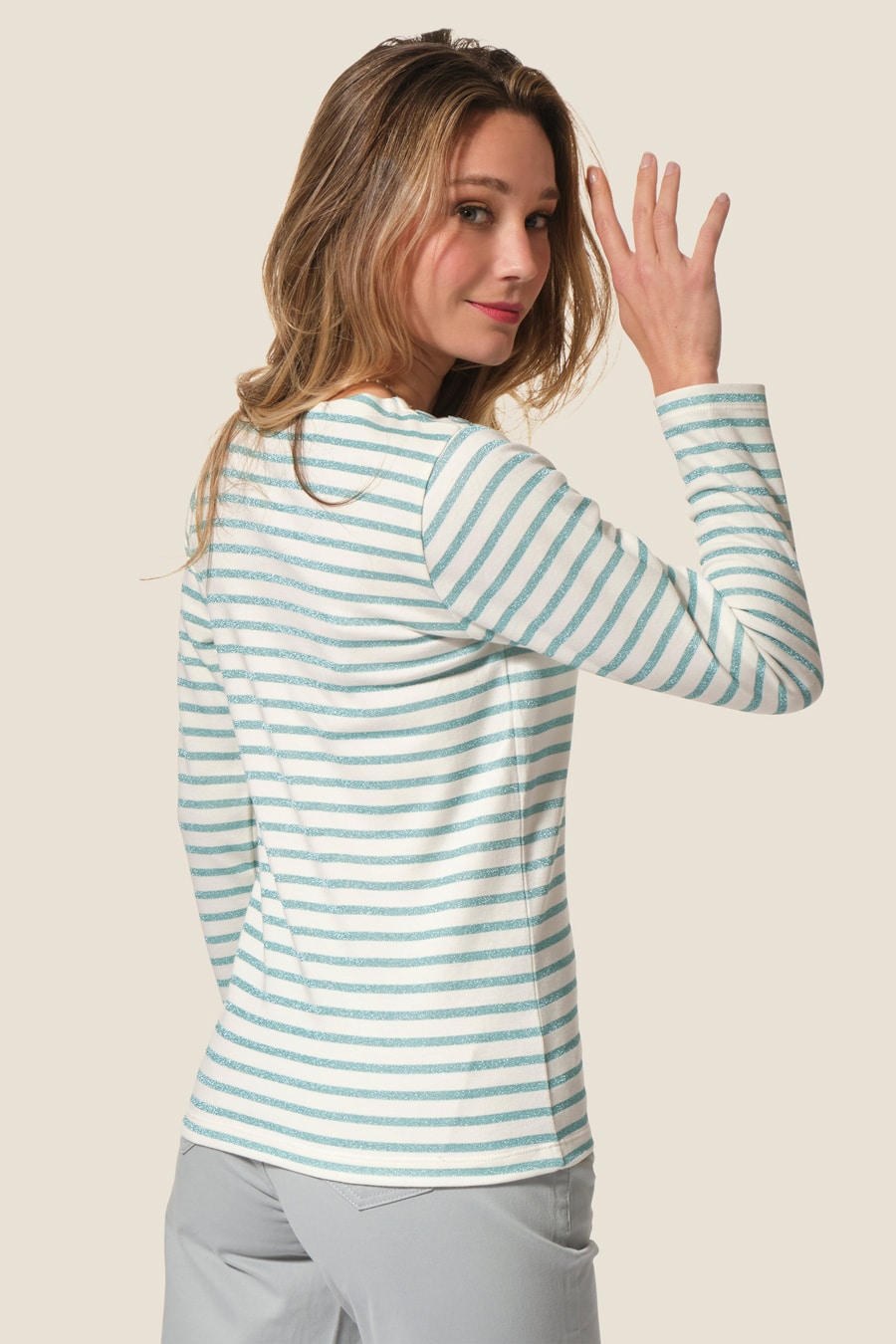 Brendy: lurex sailor Hublot navy fashion Brendy : marinière lurex Hublot mode marine