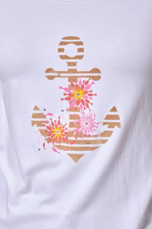 Celma : tee-shirt manches courtes Hublot mode marine