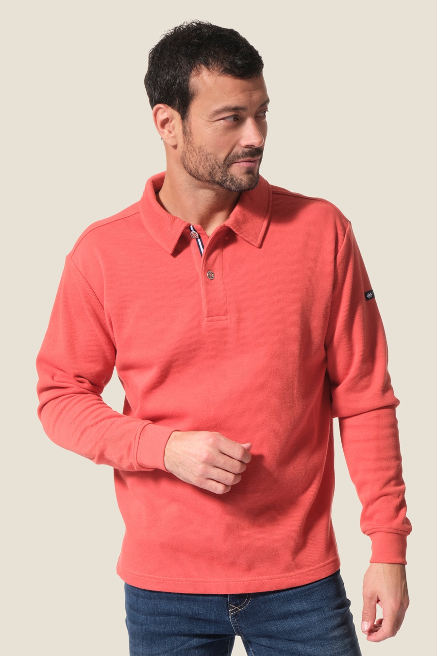 Gatsibo : pull col polo côte américaine Hublot mode marine Gatsibo : pull col polo côte américaine Hublot mode marine