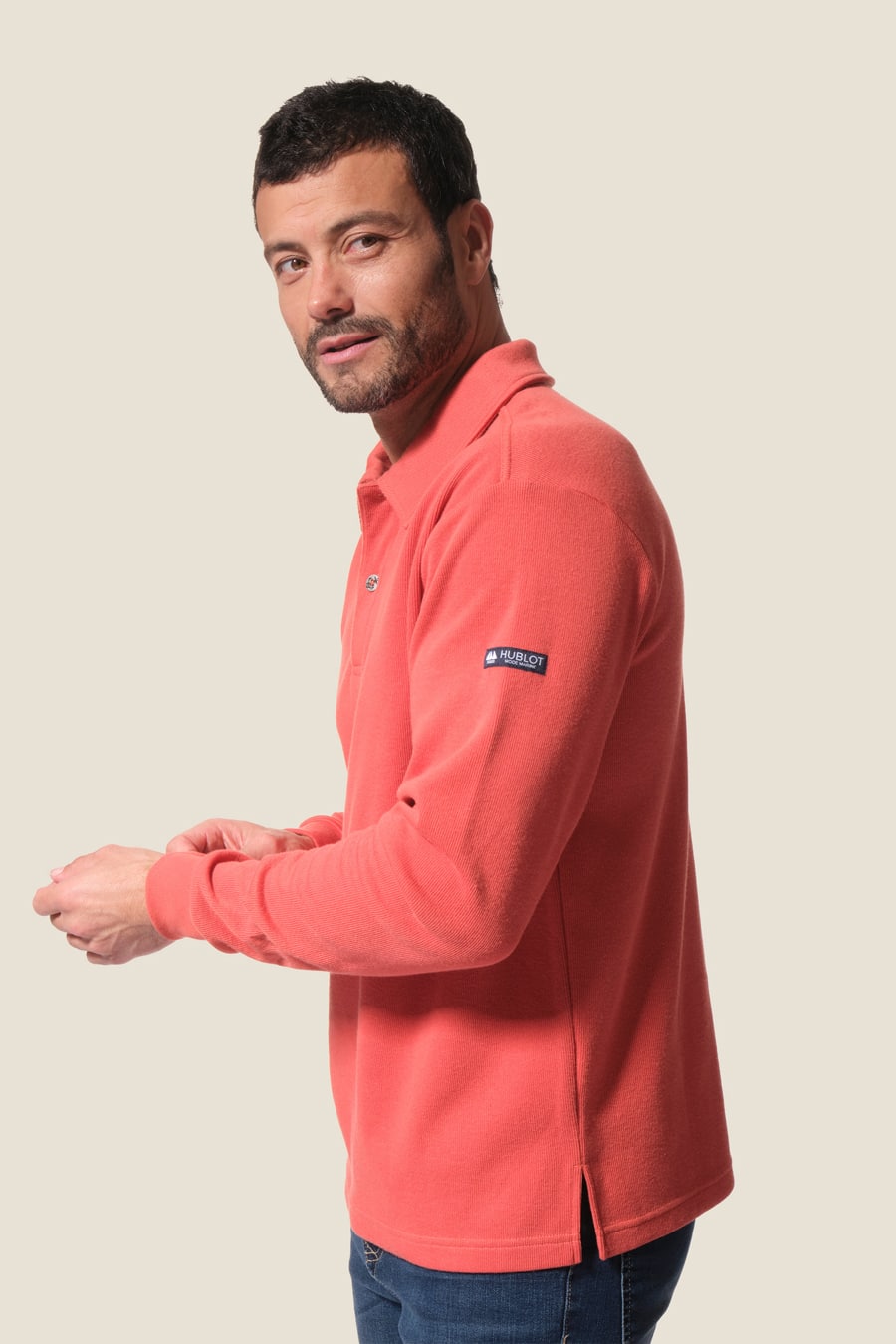 Gatsibo : pull col polo côte américaine Hublot mode marine Gatsibo : pull col polo côte américaine Hublot mode marine