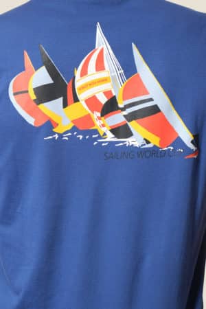 Chalan : tee-shirt manches courtes Hublot mode marine