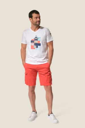 Trinité : tee-shirt manches courtes Hublot mode marine