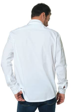 Luther : chemise manches longues Hublot mode marine