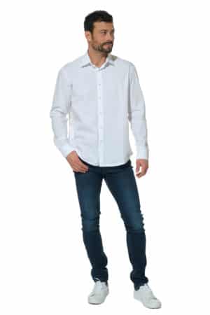 Luther : chemise manches longues Hublot mode marine