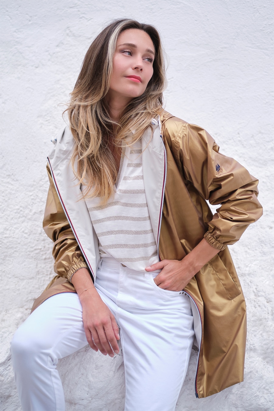 Palisse: Hublot navy windbreaker Palisse : coupe-vent Hublot mode marine