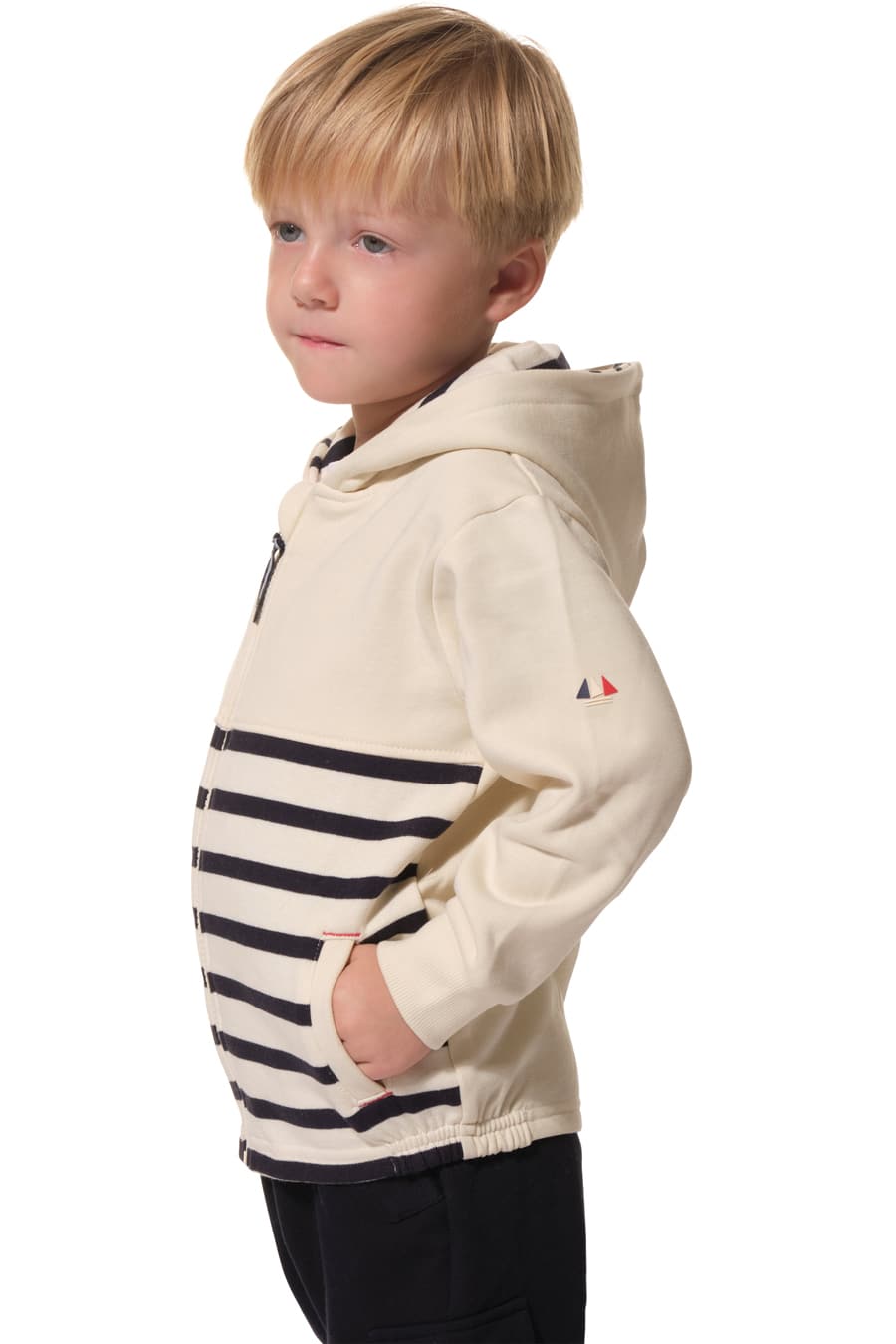 Rox Enfant gilet molleton Hublot mode marine Effet Mer